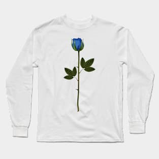 Blue Rose Long Sleeve T-Shirt